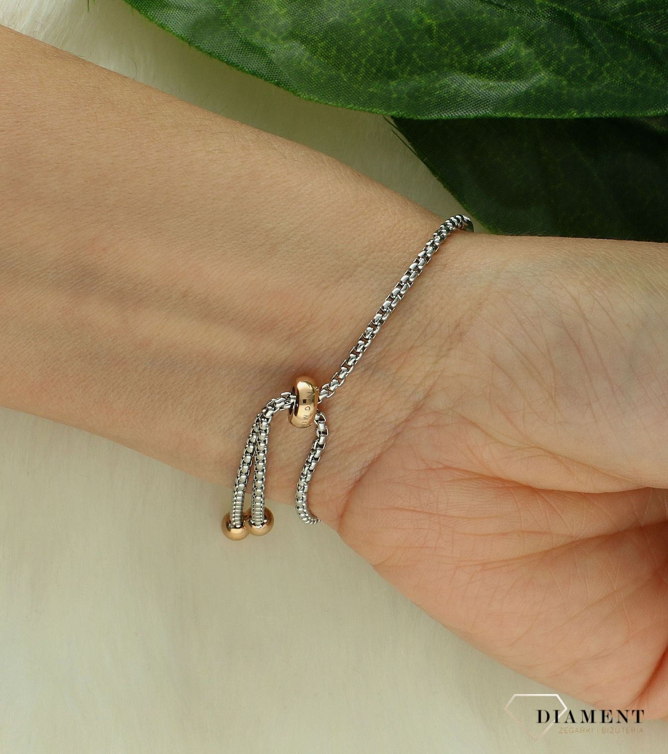 Bransoletka damska znak zodiaku Koziorożec Nomination Italy Milleluci rosegold 028014 010.jpg